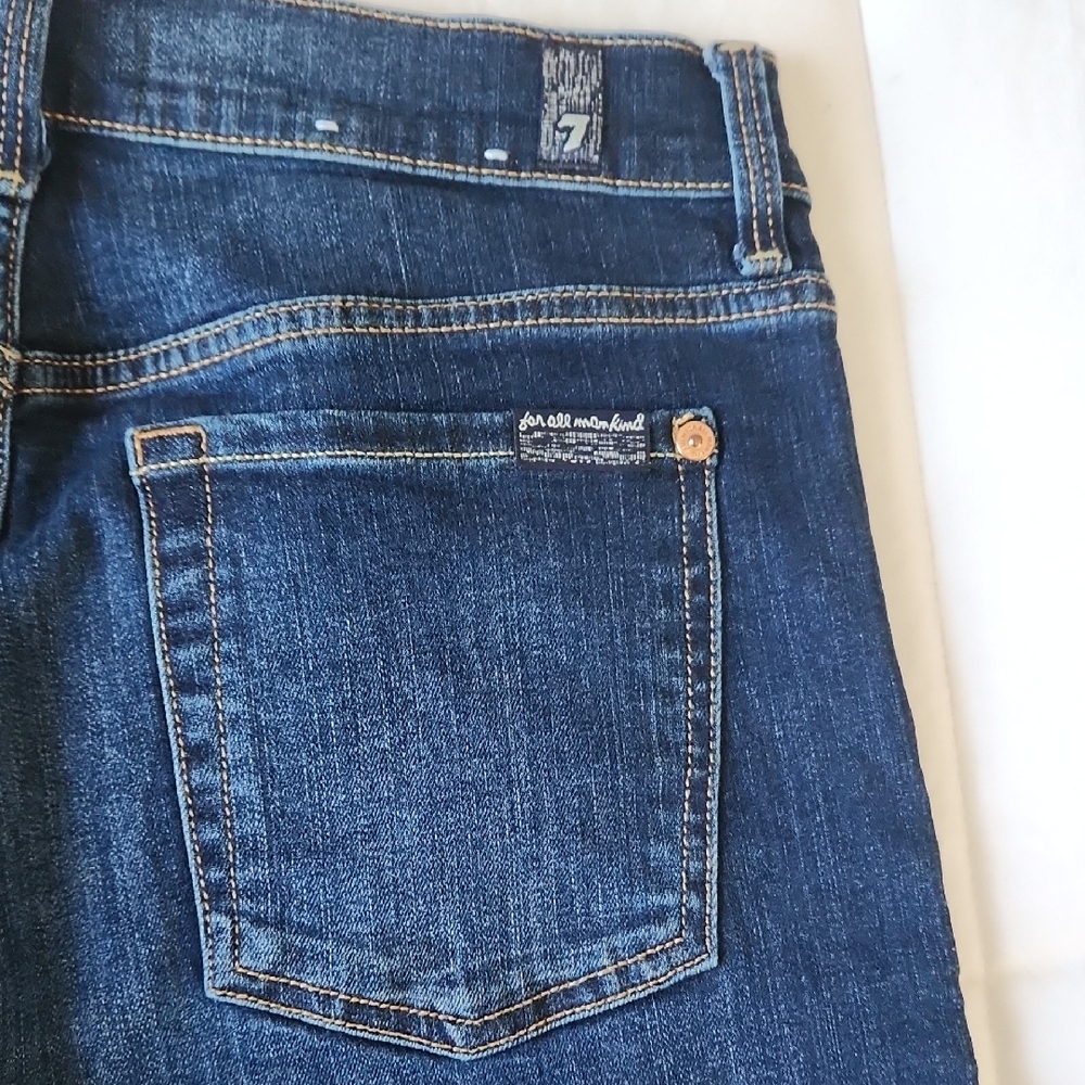 7 For All Mankind Women's Blue Jeans